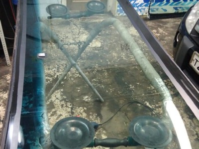 Установка лобового стекла Mitsubishi Pajero Ivshogun 2007-