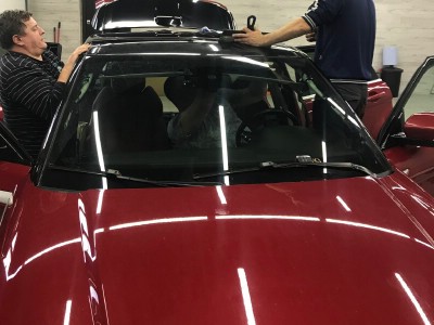 Замена панорамной крыши Range Rover Evoque 5D 2014-