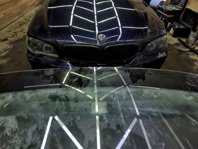 Установка лобового стекла BMW E65 2003-2008