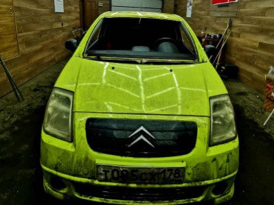 Установка лобового стекла Citroen C2 2003-2008