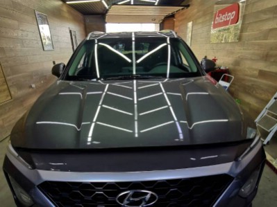 Установка лобового стекла Hyndai Santa FE 2018-