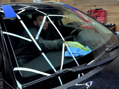 Установка лобового стекла Kia Seltos 2019-