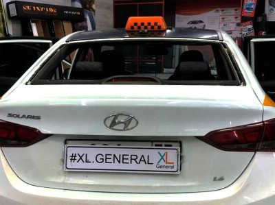 Установка заднего стекла Hyundai Solaris 2017-