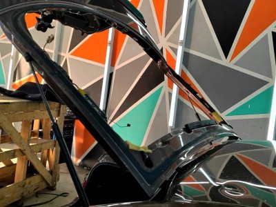 Установка заднего стекла Skoda Octavia A7 2013-2023