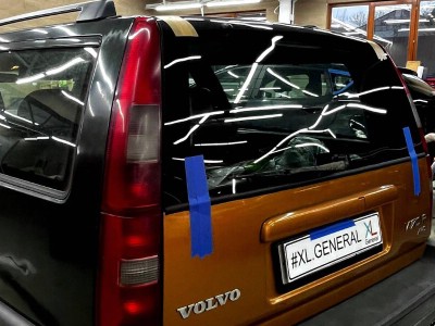 Установка заднего стекла Volvo S70 1997-2000